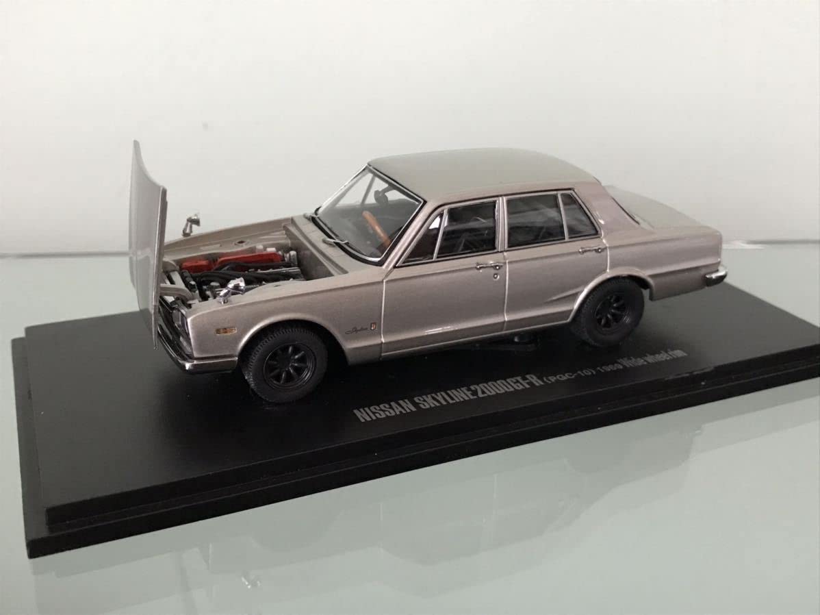 Amazon | 1/43 スカイライン 4ドア ハコスカ ミニカー シルバー